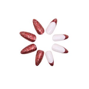 Press On Nails Kit with Glue and gel stickers Reusable Tips